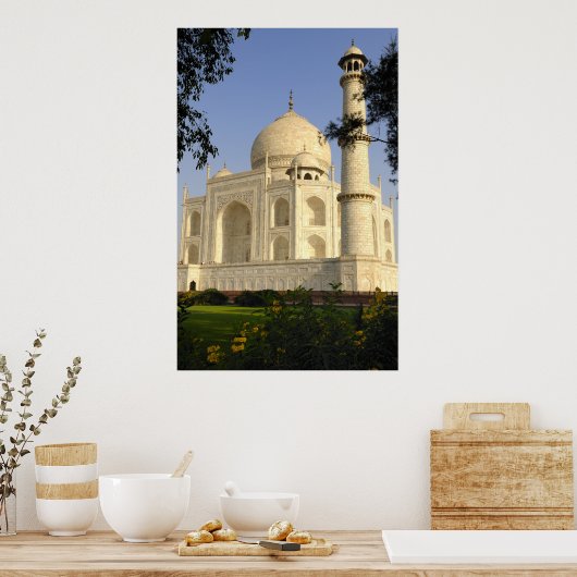 Indien, Uttar Pradesh, Agra. Der Taj Poster (Küche)