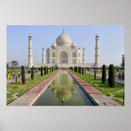 Indien, Uttar Pradesh, Agra. Der Taj Poster (Vorne)