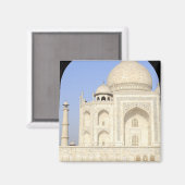Indien, Uttar Pradesh, Agra. Taj 2 Magnet (Vorderseite/Rückseite)