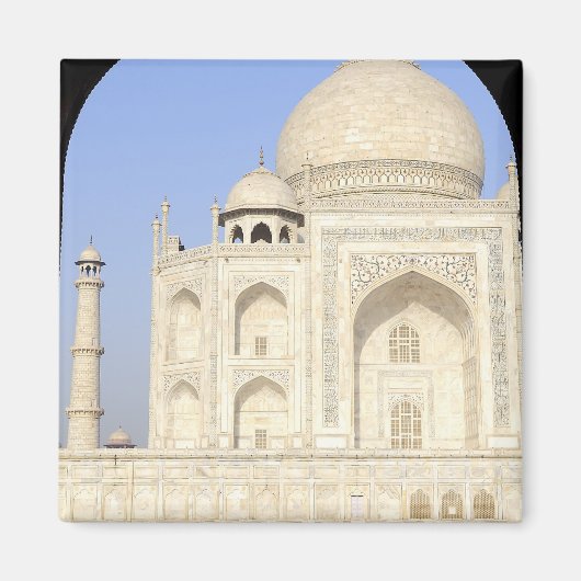Indien, Uttar Pradesh, Agra. Taj 2 Magnet (Vorne)
