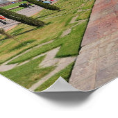 Indien, Uttar Pradesh, Agra. Taj 5 Poster (Ecke)