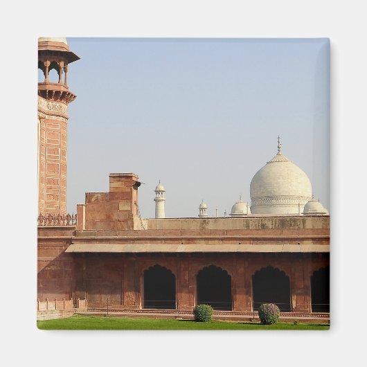 Indien, Uttar Pradesh, Agra. Taj 6 Magnet (Vorne)