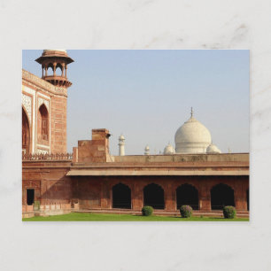 Indien, Uttar Pradesh, Agra. Taj 6 Postkarte