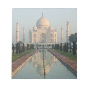 INDIEN, Uttar Pradesh, Agra: Taj Mahal, Morgen Notizblock