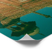 Indien, Uttar Pradesh, Agra. Zu den 2 Poster (Ecke)