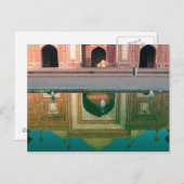 Indien, Uttar Pradesh, Agra. Zu den 2 Postkarte (Vorne/Hinten)