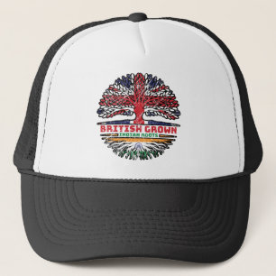 Indien Vereinigtes Königreich British Tree Roots Truckerkappe