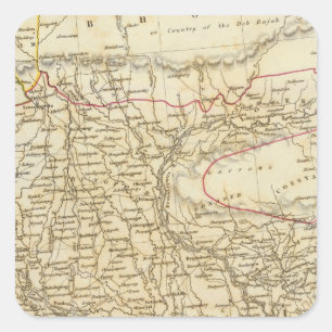 Indien VIII Bangladesch Präsidentschaft Quadratischer Aufkleber