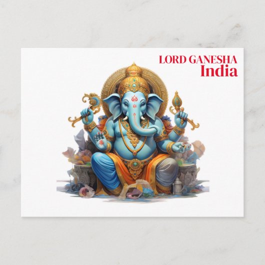 Indien Vintag Tourismus Reisen hinzufügen Postkarte (Vorderseite)