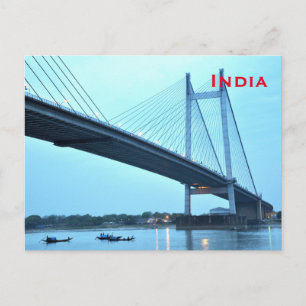 Indien Vintag Tourismus Reisen hinzufügen Postkarte