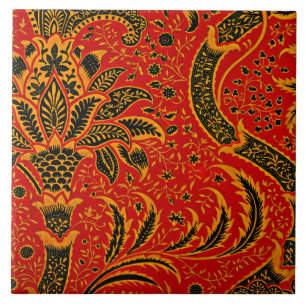 Indien, vintage Muster von William Morris  Fliese
