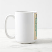 Indien Vintage-Reiseposter Kaffeetasse (Links)