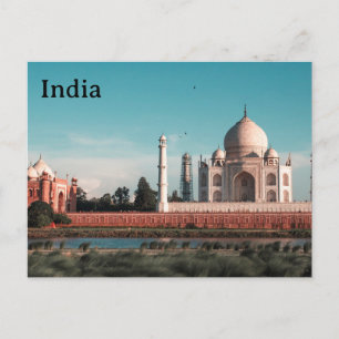 Indien Vintage Tourismus Reise Hinzufügen Postkarte