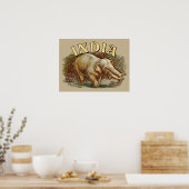 Indien Wildlife - Indischer Elefant Poster (Küche)