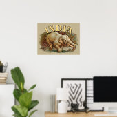Indien Wildlife - Indischer Elefant Poster (Heimbüro)