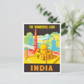Indien - wunderschöne Landreise Postkarte (Stehend Vorderseite)