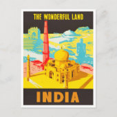 Indien - wunderschöne Landreise Postkarte (Vorderseite)
