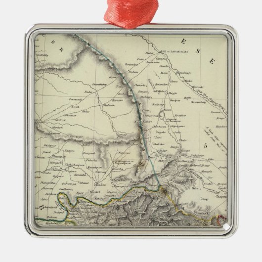 Indien XI Ornament Aus Metall (Vorne)
