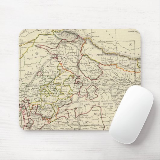 Indien XII Indexkarte Mousepad (Mit Mouse)