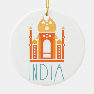 Indien-Yoga Keramikornament