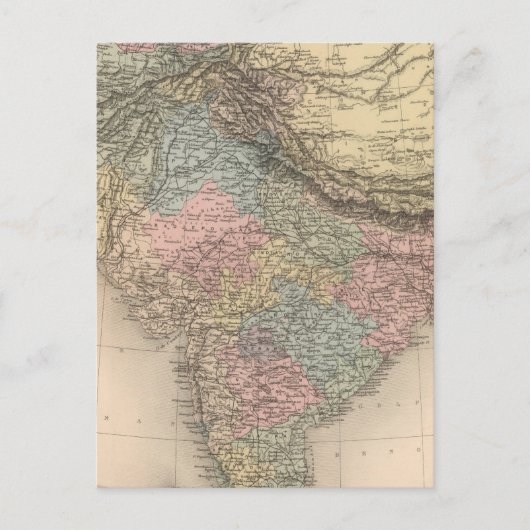 Indien Zentralasien Postkarte (Vorderseite)