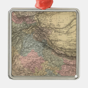 Indien Zentralasien Silbernes Ornament