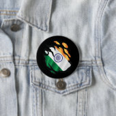 Indien zerrissene Flagge Button (Beispiel)