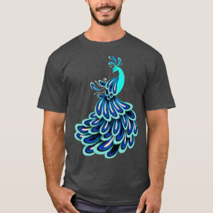 Indien Ziervögel Tiergeschenk Pfau T-Shirt