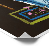 Indienplakat Poster (Ecke)