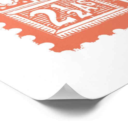 Indiens Briefmarke Design, Ganesha Poster (Ecke)