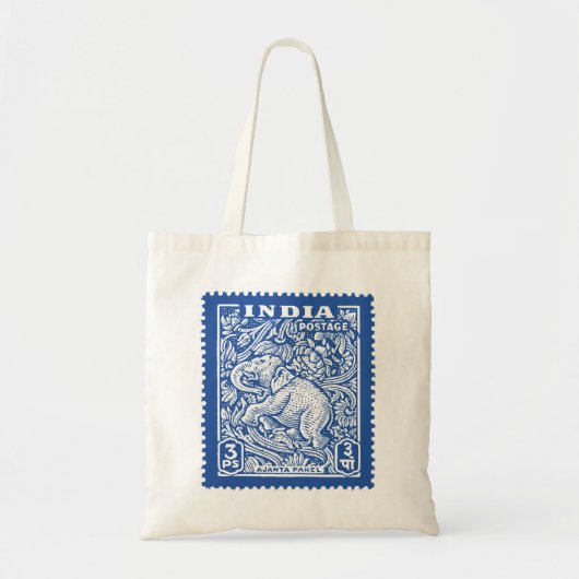 Indiens Design der Briefmarke, Elefant Tragetasche (Vorne)