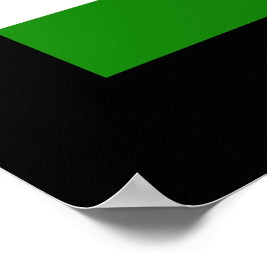 Indiens Flag Custom Poster (Ecke)