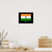 Indiens Flag Custom Poster (Küche)