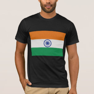 Indiens Flagge T-Shirt