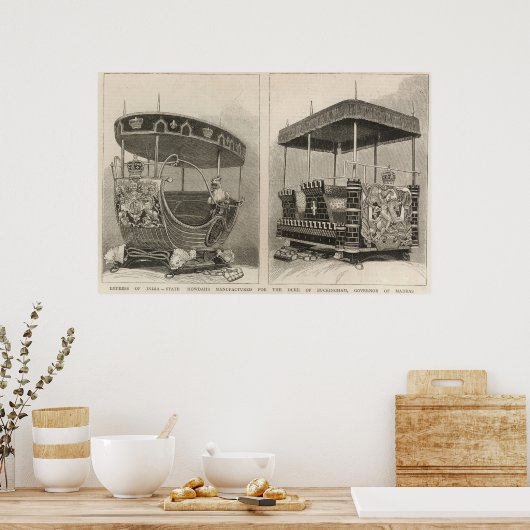 Indiens Kaiserin Poster (Küche)