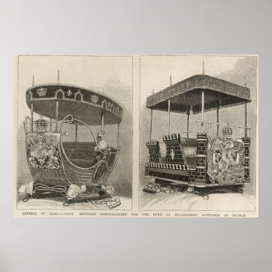 Indiens Kaiserin Poster (Vorne)