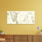 Indiens Karte Leinwanddruck (Insitu (Wohnzimmer))