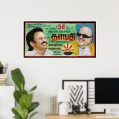 Indiens Politiker-Plakat Poster (Heimbüro)