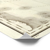 Indiens und Asiens vertiefte Karte Poster (Ecke)