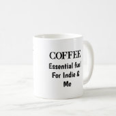 Indie's Fuel Coffee Tasse (VorderseiteRechts)