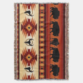 Indigene Akzent-Blanket Decke (Vorderseite Vertikal)