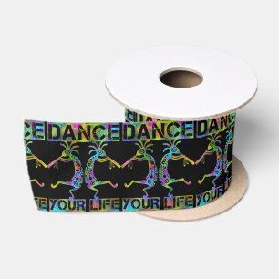 Indigene Amerikaner Kokopelli - Dance Your Life 2 Satinband
