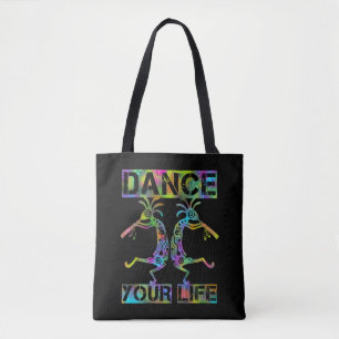Indigene Amerikaner Kokopelli - Dance Your Life 2 Tasche
