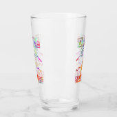 Indigene Amerikaner Kokopelli - Dance Your Life 3 Glas (Links)