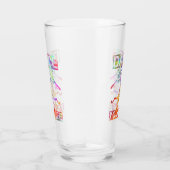 Indigene Amerikaner Kokopelli - Dance Your Life 3 Glas (Rechts)