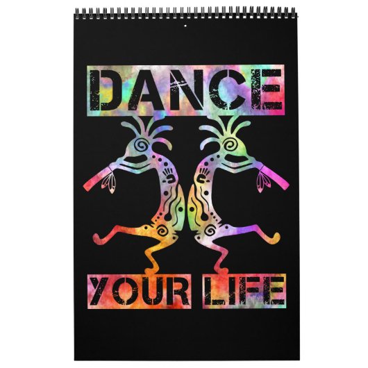 Indigene Amerikaner Kokopelli - Dance Your Life 3 Kalender (Titelbild)