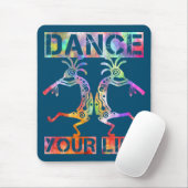 Indigene Amerikaner Kokopelli - Dance Your Life 3 Mousepad (Mit Mouse)