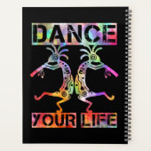Indigene Amerikaner Kokopelli - Dance Your Life 3 Planer (Rückseite)