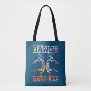 Indigene Amerikaner Kokopelli - Dance Your Life 3 Tasche