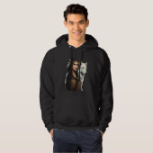 Indigene Amerikanerinnen Wolf liebt Indigene Ameri Hoodie (Vorne ganz)
